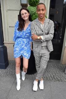 Lea van Acken, Jerry Hoffmann at the Berlin TV Series Award 2019 at the TITANIC Hotel am Gendarmenmarkt in Berlin on 13 06 2019
