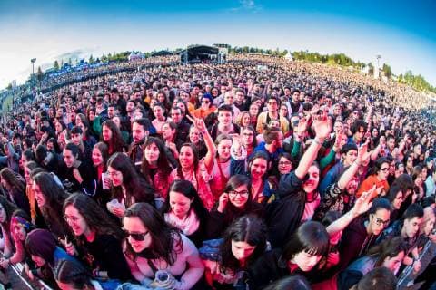 A view of attendees to the O Son do Camino music festival, in Santiago de Compostela, Galicia, Spain, 13 June 2019. O Son do Camino music festival in Santiago de Compostela !ACHTUNG: NUR REDAKTIONELLE NUTZUNG!  Copyright: xOSCARxCORRALx GRAF8055 20190614-636960709256481587