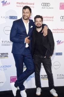 Mark Olan Dreesen and Adolfo Kolmerer at the presentation of the Berlin Series Award 2019 in the Titanic Hotel Gendarmenmarkt Berlin, 13 06 2019 Foto:xN.xKubelkax xFuturexImage