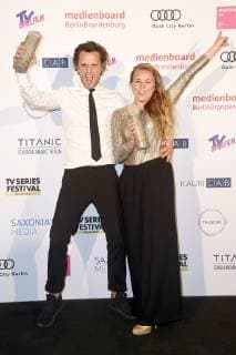 Tim Van Aelst and Sofie Peeters at the presentation of the Berlin Series Award 2019 at the Titanic Hotel Gendarmenmarkt Berlin, 13 06 2019 Foto:xN.xKubelkax xFuturexImage