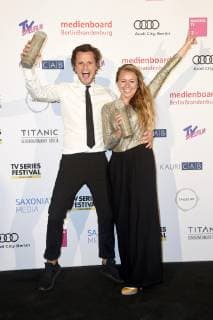 Tim Van Aelst and Sofie Peeters at the presentation of the Berlin Series Award 2019 at the Titanic Hotel Gendarmenmarkt Berlin, 13 06 2019 Foto:xN.xKubelkax xFuturexImage