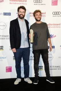 Adam Bizanski and Omri Shenhar at the presentation of the Berlin Series Award 2019 at the Titanic Hotel Gendarmenmarkt Berlin, 13 06 2019 Foto:xN.xKubelkax xFuturexImage