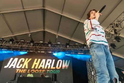 June 13, 2019 - Manchester, Tennessee, U.S - JACK HARLOW during the Bonnaroo Music + Arts Festival in Manchester, Tennessee Manchester U.S. - ZUMAs135 20190613_zap_s135_018 Copyright: xDanielxDeSloverx