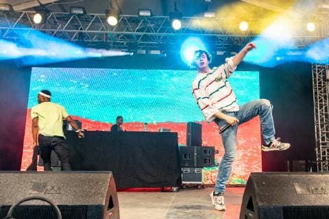 June 13, 2019 - Manchester, Tennessee, U.S - JACK HARLOW during the Bonnaroo Music + Arts Festival in Manchester, Tennessee Manchester U.S. - ZUMAs135 20190613_zap_s135_027 Copyright: xDanielxDeSloverx