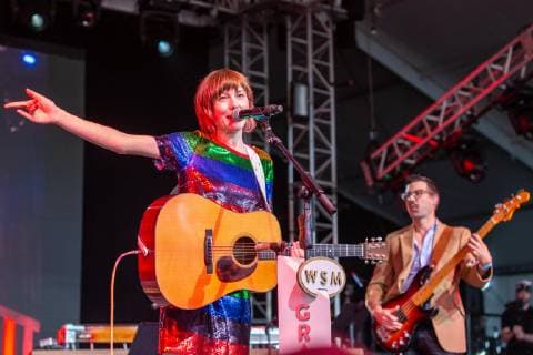 June 13, 2019 - Manchester, Tennessee, U.S - MOLLY TUTTLE during the Grand Ole Opry super jam Bonnaroo Music + Arts Festival in Manchester, Tennessee Manchester U.S. - ZUMAs135 20190613_zap_s135_070 Copyright: xDanielxDeSloverx