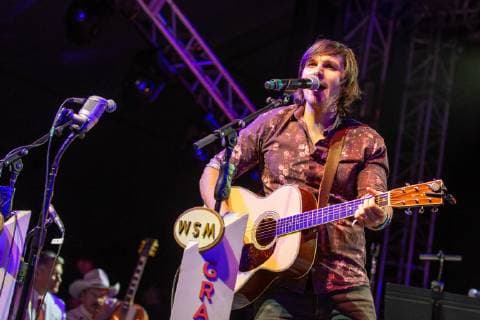 June 13, 2019 - Manchester, Tennessee, U.S - CHARLIE WORSHAM of Old Crow Medicine Show during the Grand Ole Opry super jam Bonnaroo Music + Arts Festival in Manchester, Tennessee Manchester U.S. - ZUMAs135 20190613_zap_s135_104 Copyright: xDanielxDeSloverx