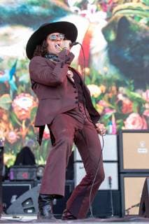 June 14, 2019 - Manchester, Tennessee, U.S - JAY BUCHANAN of Rival Sons during the Bonnaroo Music + Arts Festival in Manchester, Tennessee Manchester U.S. - ZUMAs135 20190614_zap_s135_011 Copyright: xDanielxDeSloverx