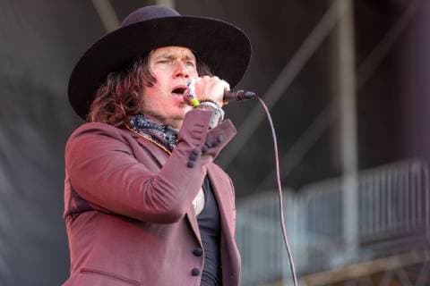 June 14, 2019 - Manchester, Tennessee, U.S - JAY BUCHANAN of Rival Sons during the Bonnaroo Music + Arts Festival in Manchester, Tennessee Manchester U.S. - ZUMAs135 20190614_zap_s135_013 Copyright: xDanielxDeSloverx