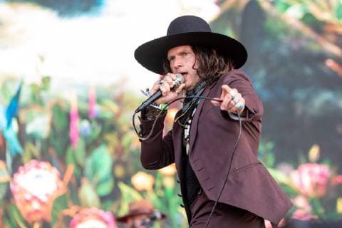 June 14, 2019 - Manchester, Tennessee, U.S - JAY BUCHANAN of Rival Sons during the Bonnaroo Music + Arts Festival in Manchester, Tennessee Manchester U.S. - ZUMAs135 20190614_zap_s135_019 Copyright: xDanielxDeSloverx