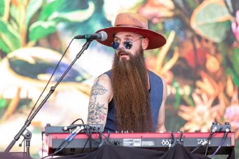 June 14, 2019 - Manchester, Tennessee, U.S - TODD OGREN of Rival Sons during the Bonnaroo Music + Arts Festival in Manchester, Tennessee Manchester U.S. - ZUMAs135 20190614_zap_s135_021 Copyright: xDanielxDeSloverx