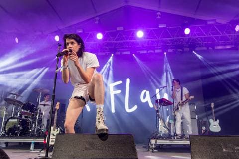 June 14, 2019 - Manchester, Tennessee, U.S - K FLAY (KRISTINE MEREDITH FLAHERTY) during the Bonnaroo Music + Arts Festival in Manchester, Tennessee Manchester U.S. - ZUMAs135 20190614_zap_s135_024 Copyright: xDanielxDeSloverx