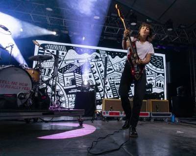 June 14, 2019 - Manchester, Tennessee, U.S - COURTNEY BARNETT during the Bonnaroo Music + Arts Festival in Manchester, Tennessee Manchester U.S. - ZUMAs135 20190614_zap_s135_031 Copyright: xDanielxDeSloverx