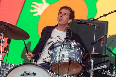 June 14, 2019 - Manchester, Tennessee, U.S - MAX SAVAGE of Parquet Courts during the Bonnaroo Music + Arts Festival in Manchester, Tennessee Manchester U.S. - ZUMAs135 20190614_zap_s135_097 Copyright: xDanielxDeSloverx