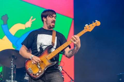 June 14, 2019 - Manchester, Tennessee, U.S - SEAN YEATON of Parquet Courts during the Bonnaroo Music + Arts Festival in Manchester, Tennessee Manchester U.S. - ZUMAs135 20190614_zap_s135_094 Copyright: xDanielxDeSloverx