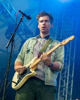 June 14, 2019 - Manchester, Tennessee, U.S - ANDREW SAVAGE of Parquet Courts during the Bonnaroo Music + Arts Festival in Manchester, Tennessee Manchester U.S. - ZUMAs135 20190614_zap_s135_064 Copyright: xDanielxDeSloverx