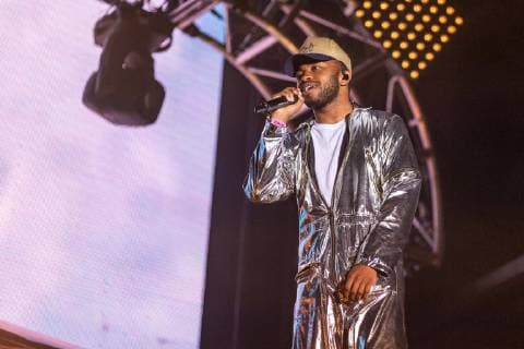 June 15, 2019 - Manchester, Tennessee, U.S - KEVIN ABSTRACT of Brockhampton during the Bonnaroo Music + Arts Festival in Manchester, Tennessee Manchester U.S. - ZUMAs135 20190615_zap_s135_045 Copyright: xDanielxDeSloverx