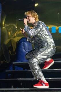 June 15, 2019 - Manchester, Tennessee, U.S - RUSSELL BORING (JOBA) of Brockhampton during the Bonnaroo Music + Arts Festival in Manchester, Tennessee Manchester U.S. - ZUMAs135 20190615_zap_s135_046 Copyright: xDanielxDeSloverx