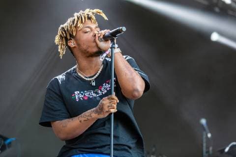 June 15, 2019 - Manchester, Tennessee, U.S - JUICE WRLD (JARAD HIGGINS) during the Bonnaroo Music + Arts Festival in Manchester, Tennessee Manchester U.S. - ZUMAs135 20190615_zap_s135_123 Copyright: xDanielxDeSloverx