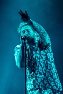June 15, 2019 - Manchester, Tennessee, U.S - POST MALONE (AUSTIN RICHARD POST) during the Bonnaroo Music + Arts Festival in Manchester, Tennessee Manchester U.S. - ZUMAs135 20190615_zap_s135_104 Copyright: xDanielxDeSloverx