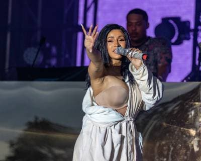 June 16, 2019 - Cardi B during the Bonnaroo Music + Arts Festival in Manchester, Tennessee, United States - 16 June 2019  - ZUMAr152 20190616_zaa_r152_036 Copyright: xDd1x