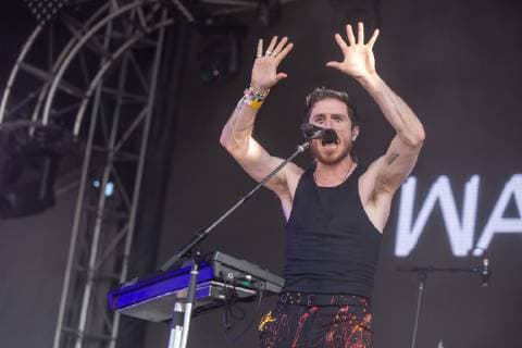 June 16, 2019 - Walk The Moon during the Bonnaroo Music + Arts Festival in Manchester, Tennessee, United States - 16 June 2019  - ZUMAr152 20190616_zaa_r152_066 Copyright: xDd1x