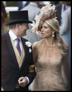 . 18 06 2019. Ascot , United Kingdom. King and Queen of The Netherlands on the opening day of Royal Ascot, United Kingdom.  xStephenxLockx xi-Imagesx IIM-19815-0116