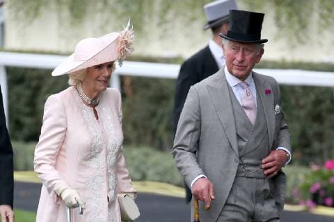 Charles, Prince of Wales and Camilla, Duchess of Cornwall attend the first day of Royal Ascot at Ascot Racecourse in Berkshire, England. JUNE 18th 2019  MTXx192207