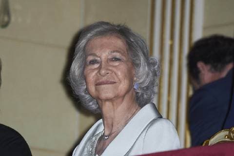 18-06-2019 Concert Queen Sofia during a concert of the 2018-2019 Academic course of the Upper school of music Reina Sofia at the royal theater in Madrid. No Spain  Copyright: xPPEx