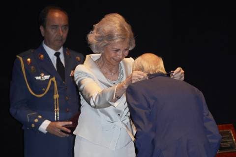 18-06-2019 Concert Queen Sofia during a concert of the 2018-2019 Academic course of the Upper school of music Reina Sofia at the royal theater in Madrid. No Spain  Copyright: xPPEx