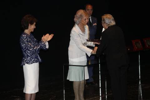 The Queen Sofia, attends the closing ceremony of the 2018 2019 course of the Reina Sofia School of Music Photo Jose Cuesta 261 Cordon Press Cordon Press Press  JosexCuesta