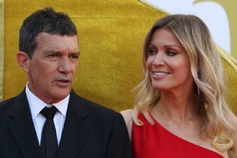 June 19, 2019 - 19 june 2019 (Malaga) The singer RosaloÂ­a receives the Performing Arts Award Antonio Banderas from the MalagueoÂ±o actor in the Cervantes Theatre in Malaga, organized by the school Esaem. Antonio Banderas who was accompanied by his girlfriend Nicole Kimpel.After the award the actor invited the young artist to sleep and dine at his house in Malaga - ZUMAc161 20190619_zap_c161_024 Copyright: xLorenzoxCarnerox