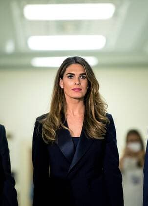 Hope Hicks, long time advisor for President Donald Trump, arrives for a closed door interview before the House Judiciary Committee regarding the Trump s action and Russian interference in the 2016 election campaign, on Capitol Hill in Washington, D.C. on June 19, 2019.  WAP20190619306 KEVINxDIETSCH