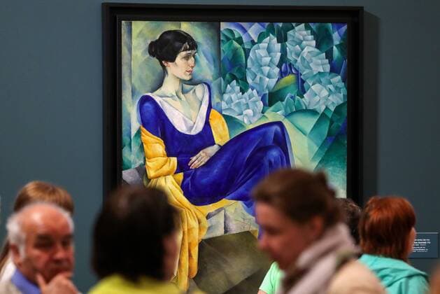 Entertainment Themen der Woche KW25 Entertainment Bilder des Tages ST PETERSBURG, RUSSIA - JUNE 19, 2019: A painting by Nathan Altman on display at an exhibition held in the Garden Vestibule of the Mikhailovsky Palace to mark Russian poet Anna Akhmatova s 130th birth anniversary; ten portraits by her contemporaries Altman, Nikolai Tyrsa, Kuzma Petrov-Vodkin and Vladimir Favorsky depict Akhmatova in different periods of her life and creative work. Alexander Demianchuk TASS  TS0B01F0