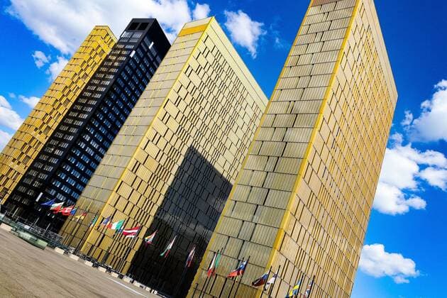 20 06 2019, xmkx, Politics , European Court of Justice ECJ v l Tower, Architecture, Symbol Picture, Luxembourg Luxembourg LUX