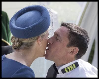 . 20 06 2019. Ascot , United Kingdom. Sophie, Countess of Wessex with Frankie Dettori after he won the third race at Ladies Day at Royal Ascot, United Kingdom.  xStephenxLockx xi-Imagesx IIM-19824-0193