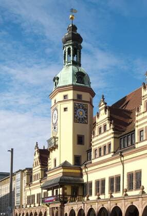 City Hall Tower, Old City Hall, Leipzig, Saxony, Germany, Europe Copyright: imageBROKER/MichaelxNitzschke ibxnit04910889.jpg