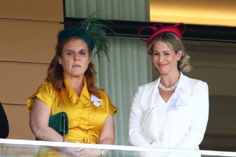 Sarah Ferguson attends day 4 of Royal Ascot at Ascot Racecourse in Berkshire, England. JUNE 21st 2019  MTXx192249