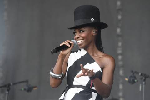 Skye Edwards, singer of British band Morcheeba, performs during the Metronome music festival in Prague, Czech Republic, on Friday, June 21, 2019. (CTKxPhoto OndrejxDeml) CTKPhotoP201906210981401  dml 006