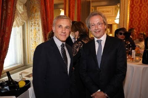 Awarded Gold Medal of the Kennedy Center Vienna, Albertina, 21 06 2019 Christoph WALTZ, Franz WELSER MÖST