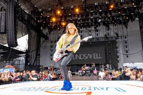 June 21, 2019 - Chicago, Illinois, U.S - LINDSAY ELL during the LakeShake Country Music Festival in Chicago, Illinois Chicago U.S. - ZUMAs135 20190621_zap_s135_009 Copyright: xDanielxDeSloverx