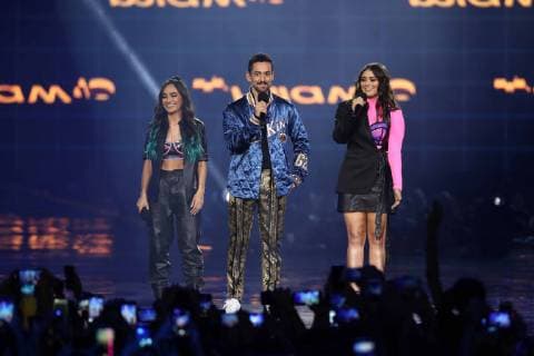 June 22, 2019 EUM20190622ESP06 JPG MEXICO CITY MusicMusic MTV Miaw Aspects of the MTV Miaw Awards Ceremony and the Musical Presentations that took place on the night of June 21, 2019 In the picture the actor Luis Gerardo Mendez and the duo Calle y Poche Photo Agency EL UNIVERSALGerman EspinosaEELG  - ZUMAu78_ 20190622_zaf_u78_050 Copyright: xElxUniversalx