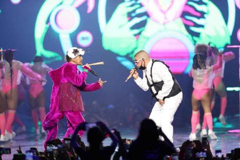 June 22, 2019 EUM20190622ESP08 JPG MEXICO CITY MusicMusic MTV Miaw Aspects of the MTV Miaw Awards Ceremony and Musical Presentations on the Night of June 21, 2019 In the Image Bad Bunny and Ruben Albarran Photo Agency EL UNIVERSALGerman EspinosaEELG  - ZUMAu78_ 20190622_zaf_u78_052 Copyright: xElxUniversalx