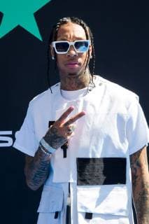 June 23, 2019 - Los Angeles, California, United States - Tyga attends BET Awards at the Microsoft Theater on June 23rd, 2019 in Los Angeles, California.. Photo: Tony Lowe Globephotos Los Angeles United States - ZUMAtl2_ 20190623_zaa_tl2_061 Copyright: xT.xLowex