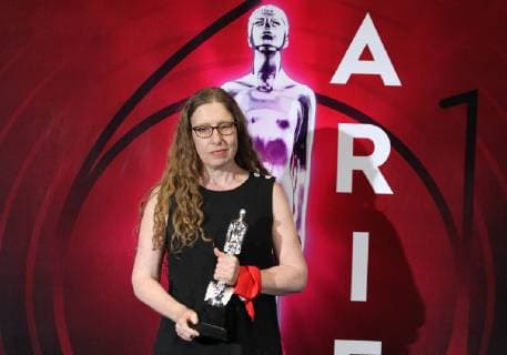 Screenwriter Silvia Pasternac poses at the red carpet of the 61st Ariel Awards of the Mexican Academy of the Cinematographic Arts and Sciences (AMACC) at the National Firm Archive in Mexico City, Mexico, 24 June 2019. Ariel Awards in Mexico City !ACHTUNG: NUR REDAKTIONELLE NUTZUNG!  Copyright: xMarioxGuzmanx AME6427 20190625-636970408772134965