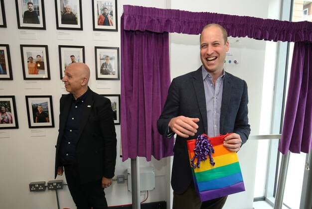 Entertainment Themen der Woche KW26 Entertainment Bilder des Tages . 26 06 2019. London, United Kingdom. The Duke of Cambridge during a visit to the Albert Kennedy Trust in London to learn about the issue of LGBTQ youth homelessness and the unique approach that the organisation is taking to tackling the problem.  xPoolx xi-Imagesx IIM-19854-0008