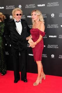 Thomas Gottschalk and Karina Mroß at the opening of Filmfest München with the film premiere of The Art of Self Defense on 27 06 2019 in Munich Opening Opening of Filmfest München 2019