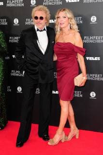 Thomas Gottschalk and Karina Mroß at the opening of Filmfest München with the film premiere of The Art of Self Defense on 27 06 2019 in Munich Opening Opening of Filmfest München 2019