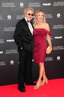 Thomas Gottschalk and Karina Mroß at the opening of Filmfest München with the film premiere of The Art of Self Defense on 27 06 2019 in Munich Opening Opening of Filmfest München 2019
