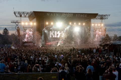 American rock band Kiss perform on day 1 of Tons of Rock 2019 in Oslo, Norway. JUNE 27th 2019  RHDx192362
