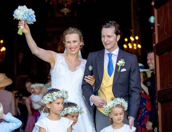 Entertainment Themen der Woche KW26 Entertainment Bilder des Tages 29-06-2019 Hochzeit Wedding of Prince Joachim Albrecht von Preussen and Countess Angelina zu Solms-Laubach at the Montes-Sion church at Mallorca.  Copyright: xPPEx